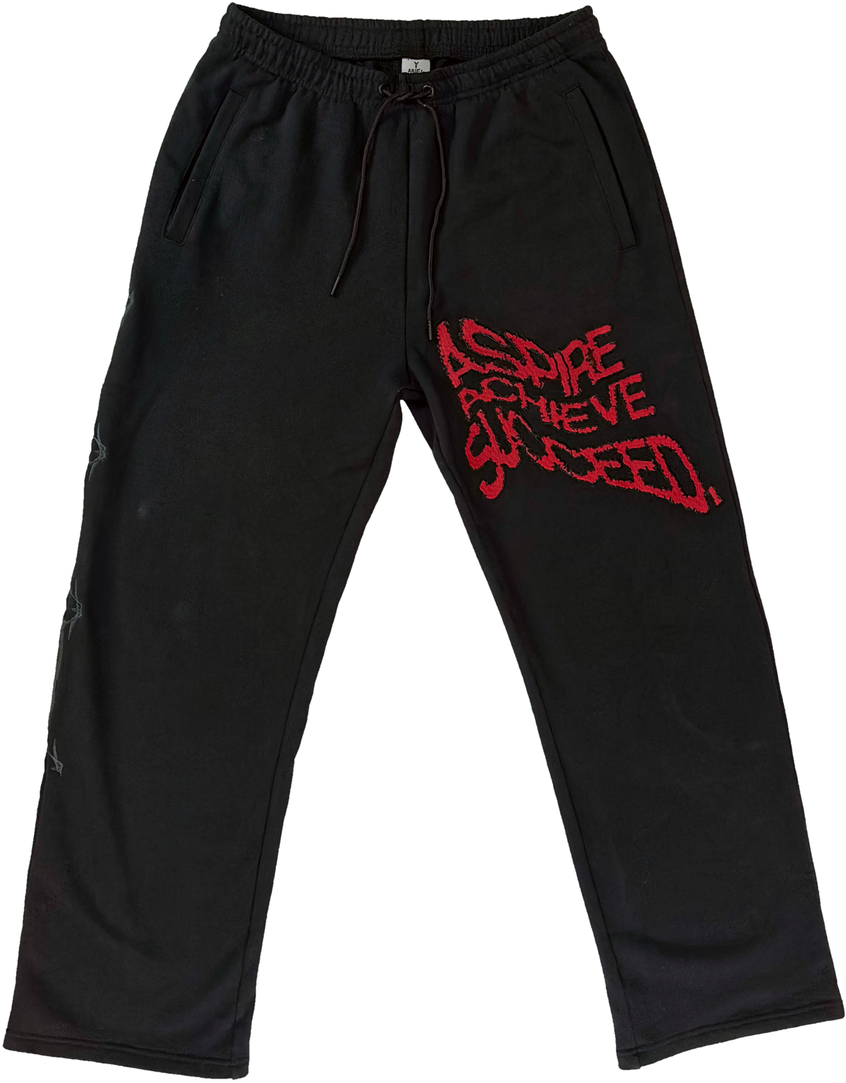 EMBROIDERED FRENCH TERRY SWEATPANT